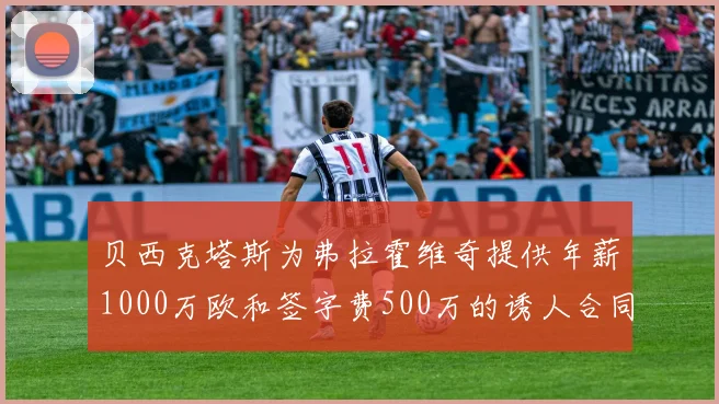 贝西克塔斯为弗拉霍维奇提供年薪1000万欧和签字费500万的诱人合同